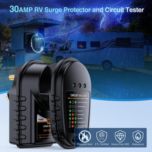 30Amp RV Surge Protector & 30Amp Circuit Tester Nilight