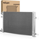 AC Condenser Fit for Chevrolet Malibu 2013 2014 2015 Impala 2014-2020 Cruze 2010-2015, Cadillac 2013-2019, Buick 2010-2017 Air Conditioning A/C Condenser w Receiver Drier Replace#3794,13267649