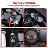 Circuit Breaker 50 Amp w/Manual Reset 12V-42V Overload Protection | Resettable Switch Trolling Motor Auto Car Stereo Audio Inline Fuse Block Holders Inverter for Automotive RV Marine Boat