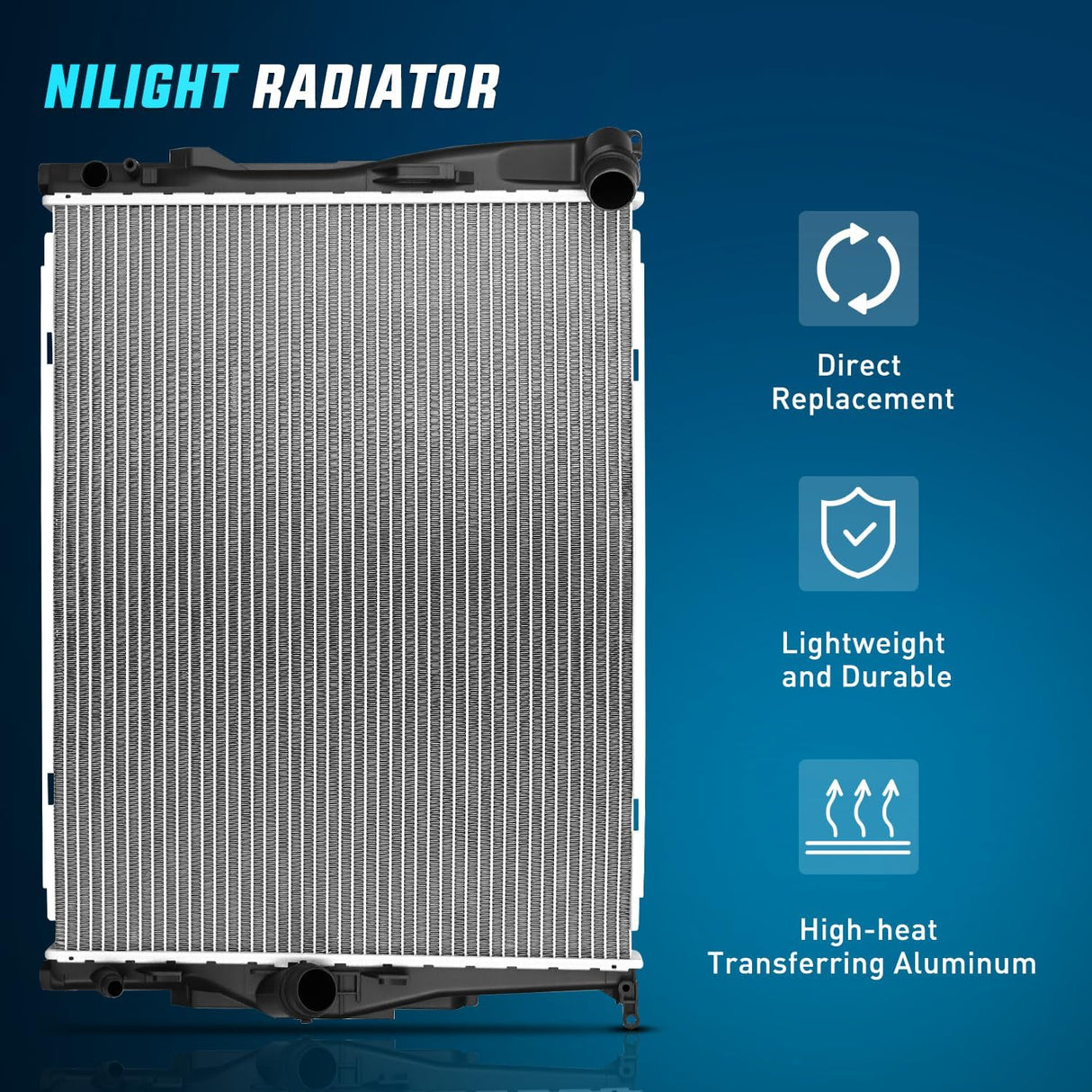 Radiator for BMW 128i 2008 2009 2010 2011 2012 2013, 325i, 328i 2007-2013, 328i xDrive 2009-2013, 330Ci 330i 330xi L6 3.0L 2006 Only Auto Trans