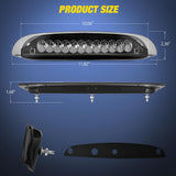 Third Brake Light for Ford Explorer 1998 1999 2000 2001, Smoked | for Ford Explorer 1998 1999 2000 2001, High Mount 3rd Stop LED Van SUV Rear Cab Center Lamp Tail Replacement