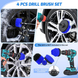 Automotive Tools 52PCS Car Detailing Kit Auto Cleaning Tools Wash Set with Storage Carry Bag Home Use for Interior Exterior Deep Clean Polish Car Care Windshield Dashboard Seat Air Vents Wheels Tires, Blue