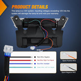 Golf Cart LED Headlight with Bumper Turn Signals Running Lights High Brightness Waterproof Plug and Play 12V for 2004-Up Club Car Precedent Electric Carts