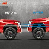 2 Inch Tundra Leveling Lift Kit for 4x4 4x2 2007-2022 TUNDRA 2WD 4WD Front Raise Suspension Strut Spacers Nilight