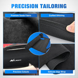 Dash Cover for 1999‑2006 GMC Sierra/Chevy Silverado, 2000‑2006 GMC Yukon/Yukon XL/Chevy Suburban/Chevy Tahoe, 2001‑2006 Avalanche, Suede Dashboard Mat Black