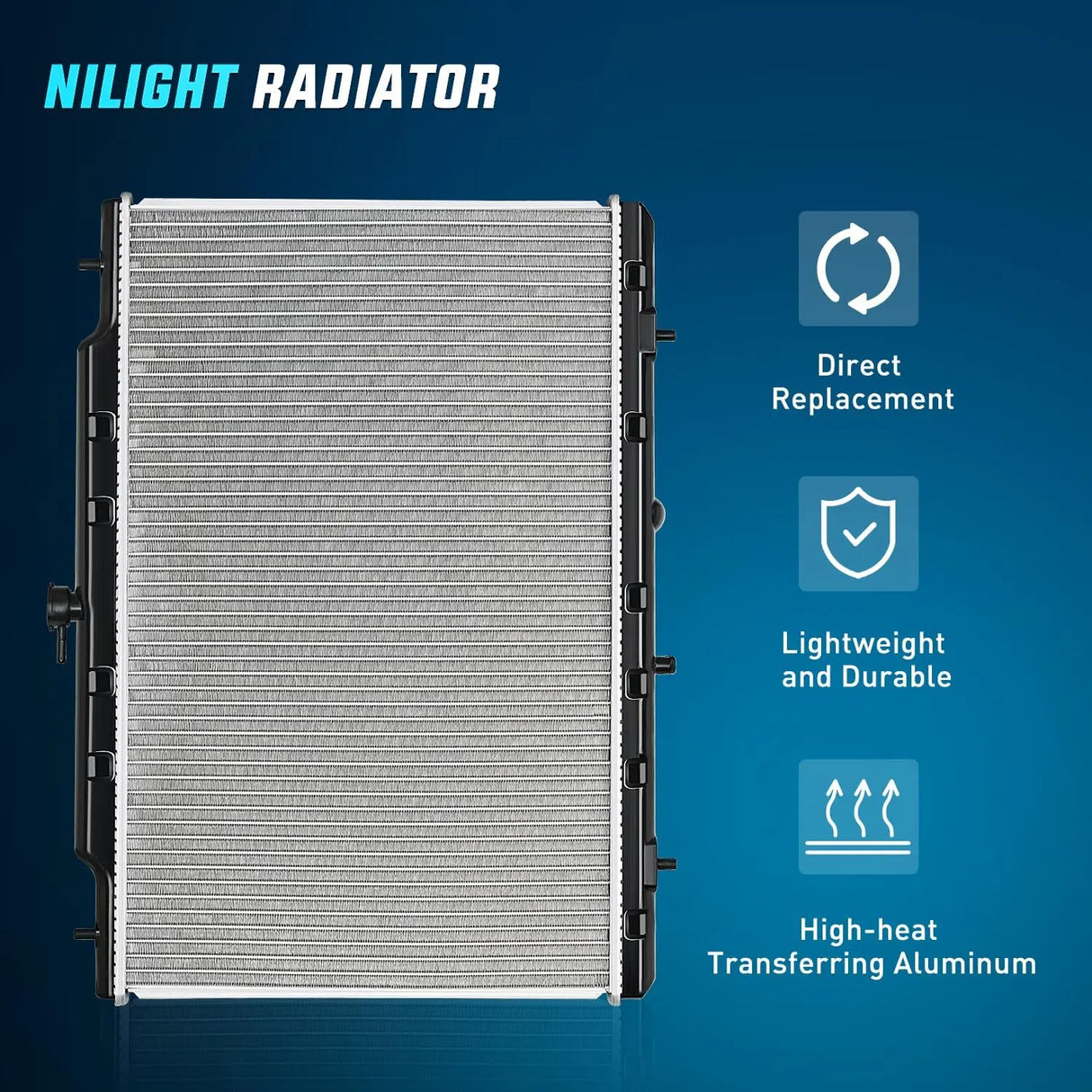 Radiator 2008-2013 Nissan Rogue 2014 2015 Rogue Select 2.5L AWD FWD Radiator