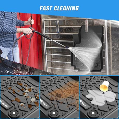 TPE Floor Mats for Chevy Spark 2016 2017 2018 2019 2020 2021 2022 2023, All Weather Custom Fit Heavy Duty Floor Liners