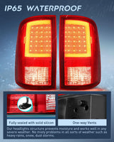 Taillight Assembly Compatible with 2009 2010 2011 2012 2013 2014 2015 2016 2017 2018 Dodge Ram 1500 2010-2018 Ram 2500 3500 Incandescent Type Upgrade LED Tube Tail Lights Rear Brake Lamps