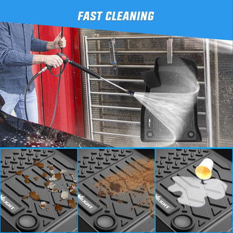 Floor Mat TPE Floor Mats for Audi A4 S4 2017 2018 2019 2020 2021 2022 2023 2024 2025 All Weather Custom Fit Heavy Duty Floor Liners