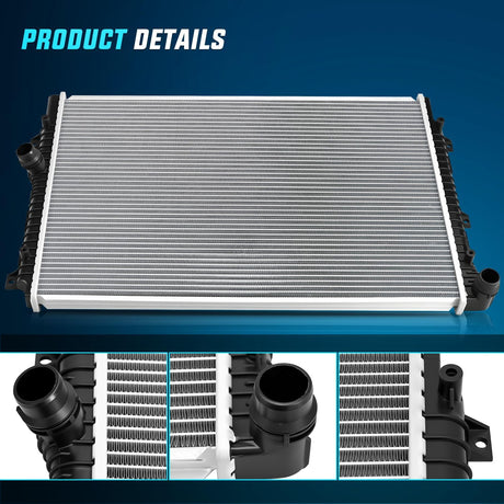 Radiator for Volkswagen Jetta 2013 2014 2015 2016 2017 2018, Beetle 2014-2017, Passat 2018-2019 L4 1.8L 2.0L, Replace# 5C0121251H