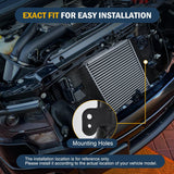 Intercooler Compatible with Ford F-150 2013 2014 Expedition 2015-2017 Lincoln Navigator 2015-2017 3.5L Aluminum Turbo Intercooler Charged Air Inter Cooler Replace 18014, DL3Z6K775B, FO3012106