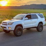 Ditch Light Brackets Hood Hinges Mount Bracket Kit for Auxiliary Offroad LED Pods Work Lighting Compatible with Toyota 4Runner 4th Gen 2003 2004 2005 2006 2007 2008 2009
