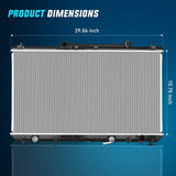 Radiator for Toyota Camry Solara 1997 1998 1999 2000 2001,Automatic Transmission Replace# 1640003140, 1640003141