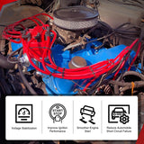 Spark Plug Wire 10.5 mm 90 Degree Boots High Performance Ignition Wire Compatible with Chevy SBC BBC 305 350 454 Electronic V8 Engine with HEI Distributor