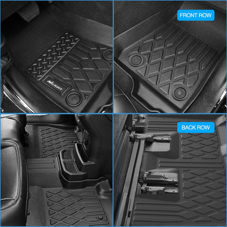 TPE Floor Mats for Toyota Crown 2023 2024 2025 2026 / Toyota Crown Signia 2025 2026, All Weather Custom Fit Heavy Duty Floor Liners