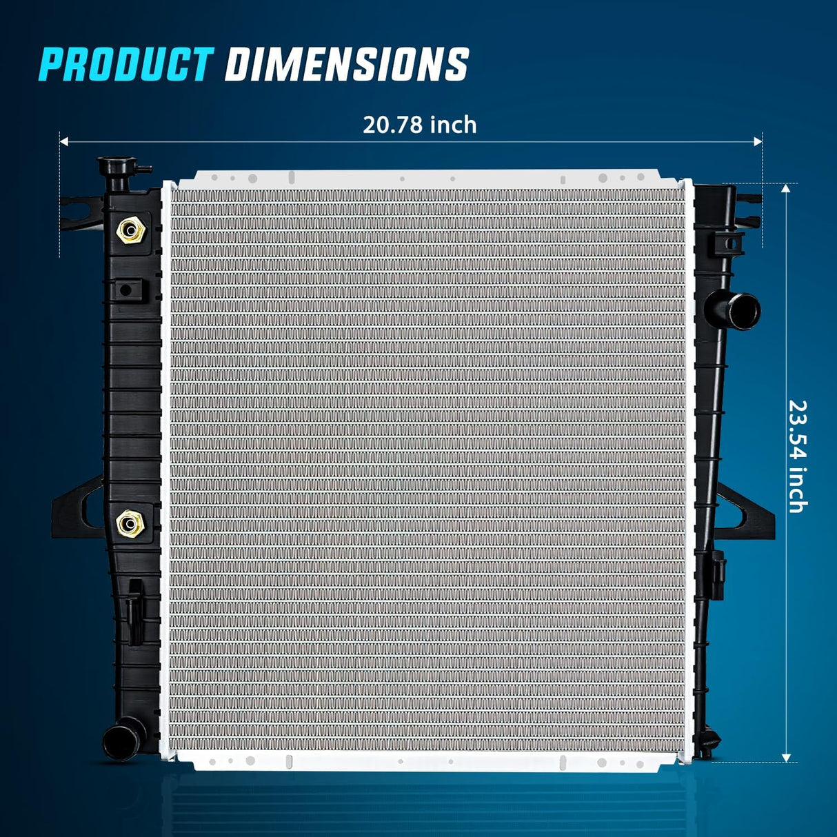 Radiator for Ford Explorer 4.0L V6 1998 1999 2000 2001, Ranger 3.0L V6 1999-2002 2003 2004 2005 2006 2007 2008, B3000 B4000 1998-2009
