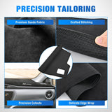 Dash Cover for Toyota Corolla 2014 2015 2016 2017 2018, Custom Fit Suede Dashboard Mat Non‑Slip Sunshade Glare Protector Interior Accessories Black