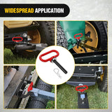 1/2 Inch Diameter Heavy Duty Ultra Strong Neodymium Magnet Trailer Hitch Pin Red for Lawn Mower, Tractor, Towing Cargo, ATV Trailer