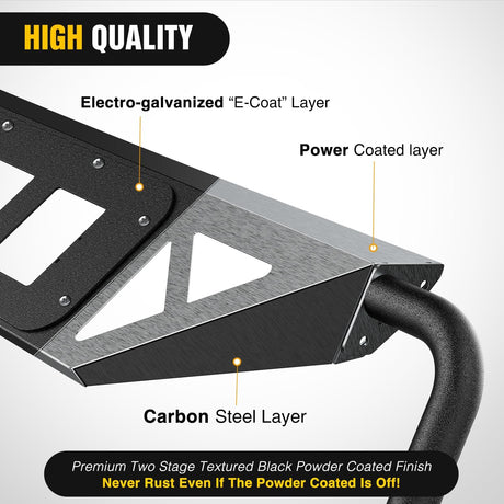Front Windshield Frame Cover Roof Sun Visor Cowl Body Armor with 4 x LED Lights Compatible with 2007-2018 Jeep Wrangler JK JKU Unlimited, Windscreen Rack Protector Stand