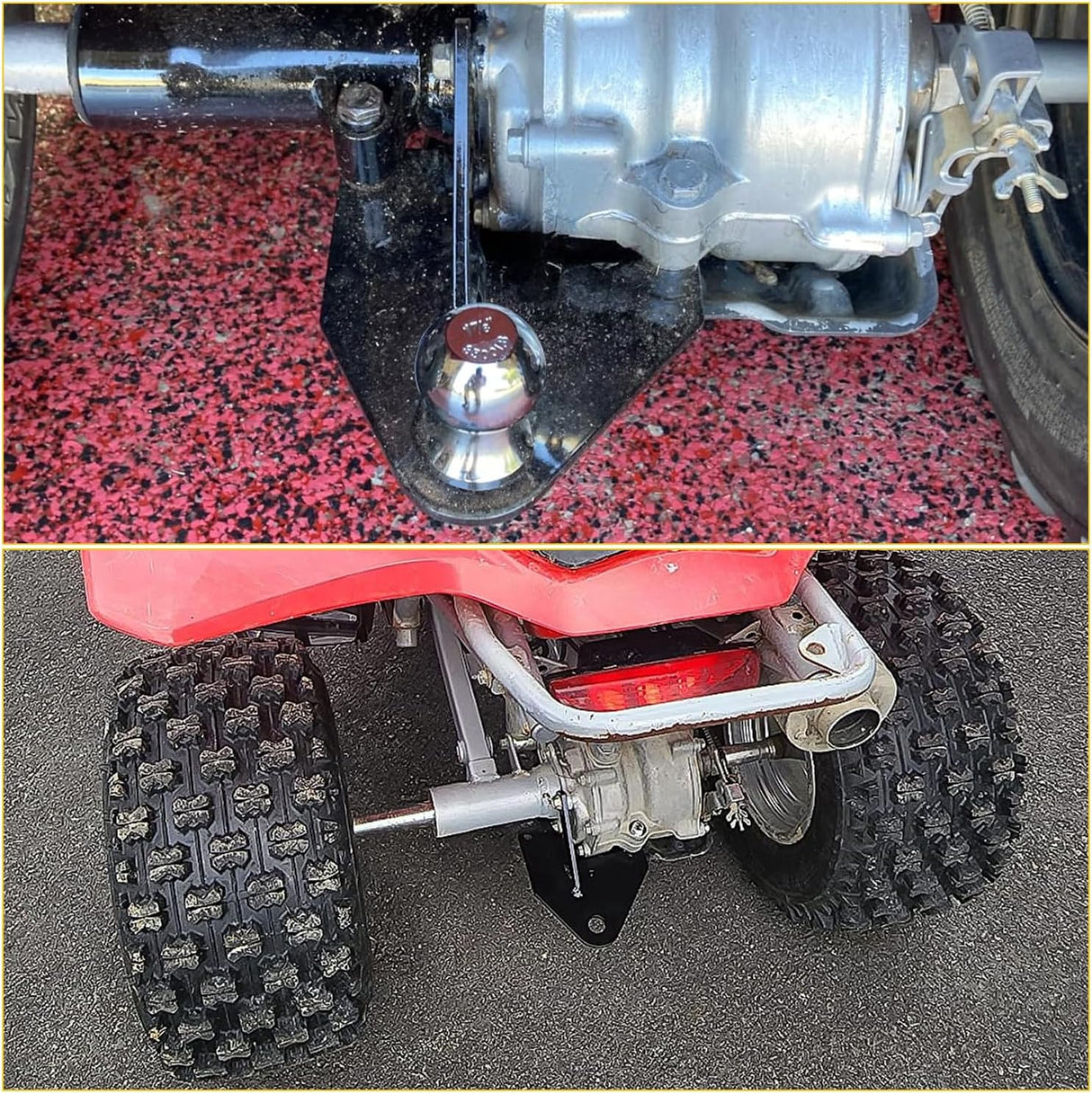 Trailer Hitch Receiver Compatible with Honda TRX 250 Recon ATV Hitch 1997-2018
