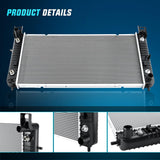 34 Inch Radiator for Chevy Silverado 1500 1999-2003 2004 2005 2006 2007 2008 2009 2010 2011 2012 2013, Suburban Tahoe, GMC Sierra 1500 Yukon XL, Cadillac Escalade, Automatic Transmission