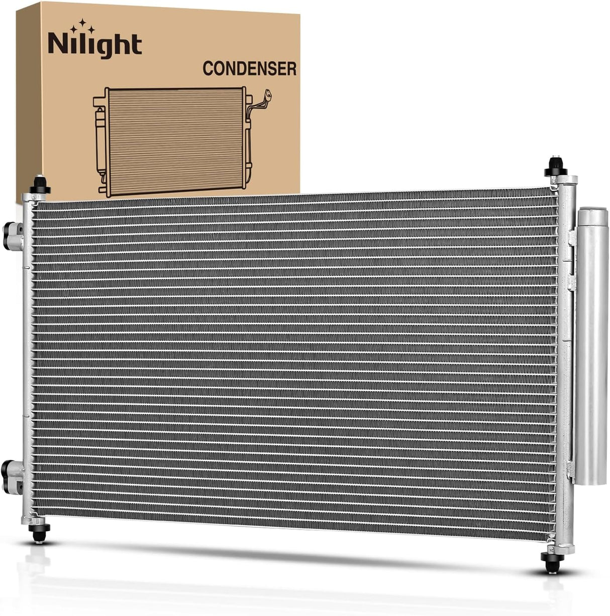 AC Condenser Compatible with Honda CR-V EX EX-L LX 2007-2011 Honda CR-V SE 2011 Air Conditioning A/C Condenser with Receiver Drier Replace# 3599, 7013599, HO3030150, ACA84490, 80110-SWA-A01