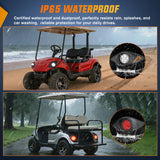 Golf Cart LED Light Kit 12V Stop Brake Turn Signal Yamaha Drive G29 | Headlight Taillight Horn Waterproof Plug and Play Complete Upgrade Kit for 2007-Up Yamaha Drive G29 Electric Carts