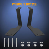 Light Bar Mounting Brackets for 42 Inch LED Straight Curved Lights UTV Roof Upper Windshield Compatible with Can-am Maverick X3 MAX DS RS MR Turbo R 2017 2018 2019 2020 2021 2022 2023 2024