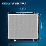 Radiator for Tacoma 2.7L L4 3.4L V6 Base DLX Pre Runner SR5 1995 1996 1997 1998 1999 2000 2001 2002 2003 2004