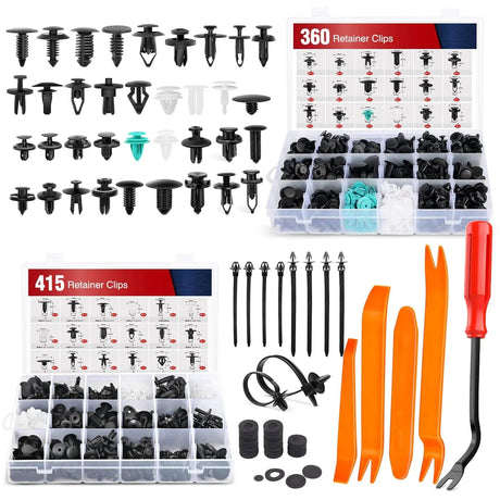 820 Pcs Bumper Retainer Clips Car Push Retainer Kit Nilight