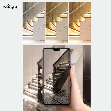 Lights for illuminating stairs, doors and other portions of buildings