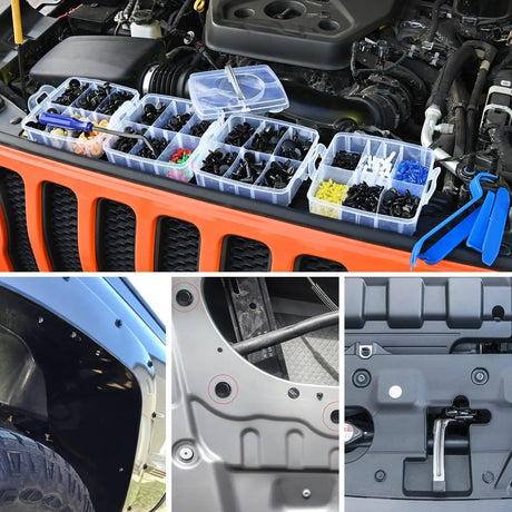 860 Pcs Car Push Retainer Clips & Auto Fasteners Assortment Nilight
