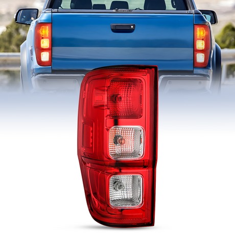 Nilight Taillight Assembly Compatible with Ford Ranger XL 2019 2020 2021 2022 2023 Rear Tail Light Lamp Replacement OE Style LED and halogen bulbs Driver Side