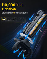 Nilight EF1 881 LED Fog Light Bulbs 200% Brightness 6000K Cool White 1:1 Mini Size Halogen Replacement 881/889/ 898/886 /894 LED Fog Light DRL Conversion Kit,Pack of 2