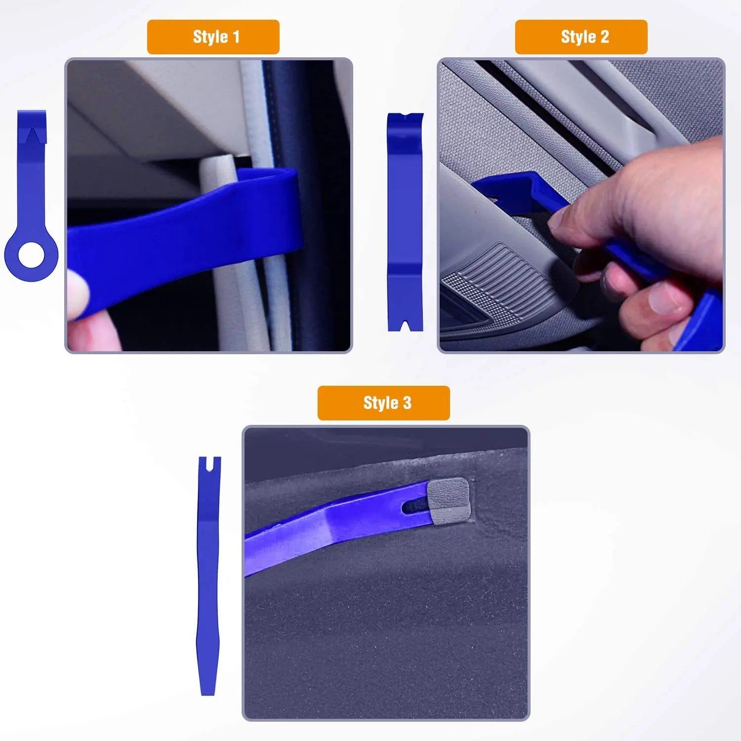 retainer clips 8Pcs Auto Trim Removal Tool Kit Blue