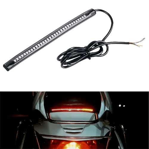 8 Inch 32Leds Amber Red Light Strip - Nilight