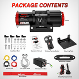 winch hook 4500 lb ATV/UTV Electric Winch Kit With Synthetic Winch Rope