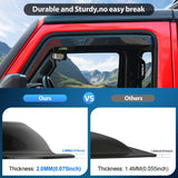 Rain Guards Rain Guards for Chevy Silverado/Sierra 2500HD/3500HD 2020 2021 2022 2023 2024 2025 Crew Cab Original Window Deflectors, Vent Window Visors-4PCS