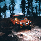 Nilight 2PC 4Inch Triple Row Led Light Pods 60W Flood Spot Combo 6000LM 2Pcs 6.5 Inch 120W Triple Row Light Bar Flood Spot Combo 12000LM Driving Boat Off Road Trucks Lights (ZH042)