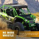 LED Light Bar Cover 32 Inches Black Nylon Protective Sleeve Universal Fit Straight and Curved Bar Waterproof Dustproof Scratch-Proof Light Cover for Driving Off Road Lights