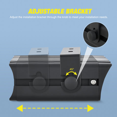 Rocker Switch 6 Gang Rocker Switch Box Waterproof SPST Toggle Panel Blue LED 12V 24V 20A 60Amp Max for Automotive Cars Vehicles Boats RVs Campers SUVs