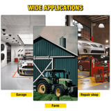 Creeper Seat 36inch Z Creeper - 2-in-1 Folding Rolling Mechanic Seat 36 inches Adjustable Lay-Down or Sit Garage Chair, 330 lbs Capacity, Grey Black