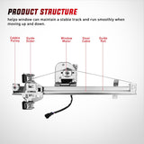 Nilight Power Window Regulator/Motor Rear Driver Side Compatible with Chevrolet Silverado/GMC Sierra 1500 2500 HD 3500 HD 2007 2008 2009 2010 2011 2012 2013,Rear Left,741-388