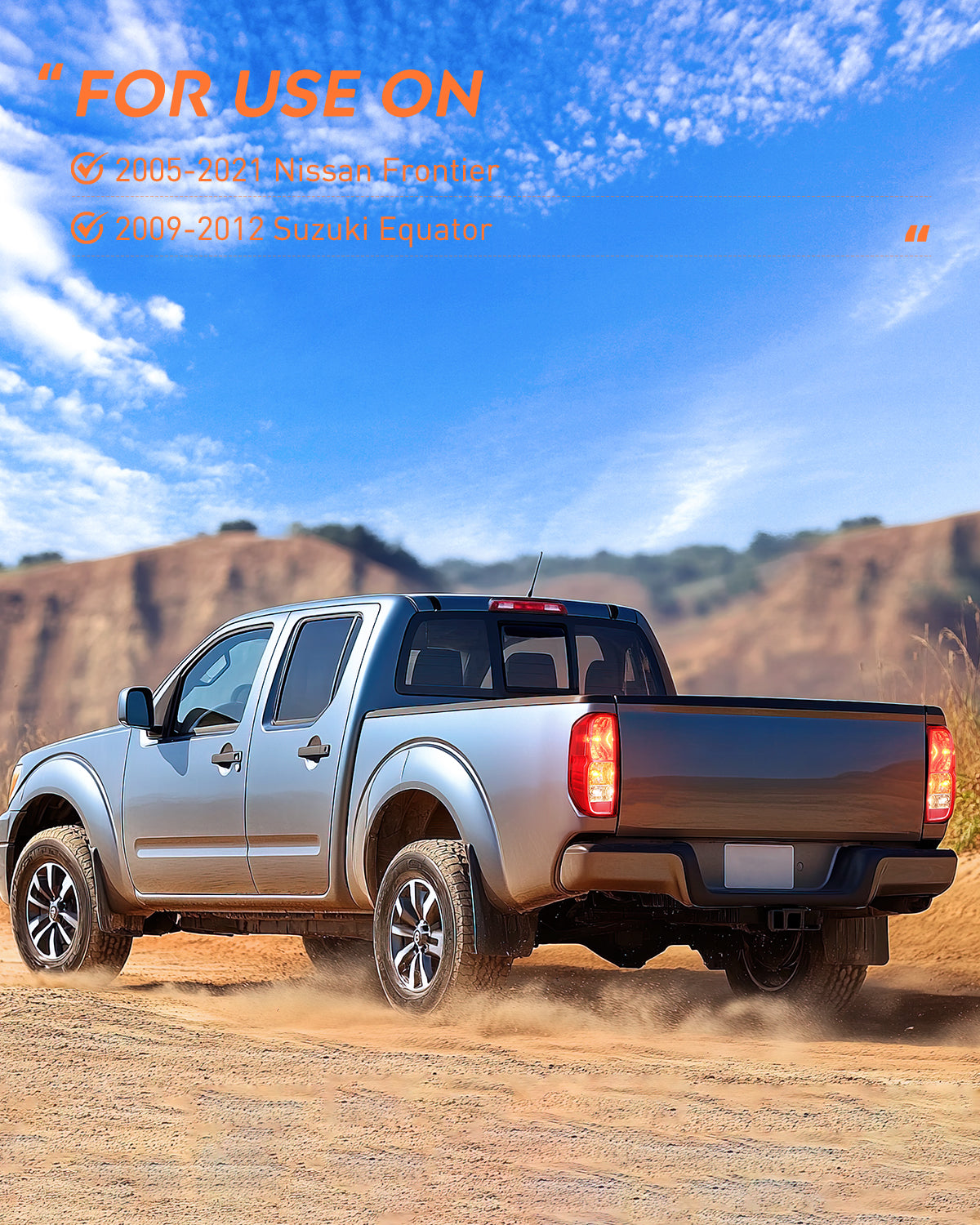 Nilight Taillight Assembly Compatible with 2005 2006 2007 2008 2009 2010 2011 2012 2013 2014 2015 2016 2017 2018 2019 2020 2021 Nissan Frontier and 2009-2012 Suzuki Equator Tail Light Left Driver Side