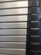 12.5ft Telescoping Ladder Aluminum Telescopic Extension Multi Purpose Ladders EN131 Certified - Extendable with Spring Load Locking Mechanism Non-Slip - 330 lb Max Capacity, Silver/Black (25% OFF Final Checkout)