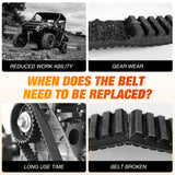 Nilight Drive Belt 3211149 Replacement for Polaris Ranger Extreme Badass CVT Drive Belt Fit for 2013-2019 Polaris Ranger XP 900 1000, 570, Crew 900 ACE 325 Models and More, EPS, Premium, Deluxe,1 Pack