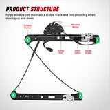 Nilight 741-485 Power Window Regulator/Motor Front Passenger Side Compatible with BMW E46 325i 328i 330i 1999 2000 2001 2002 2003 2004 2005 Sedan