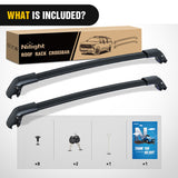 Roof Rack Roof Rack Cross Bars Compatible with Chevrolet Tahoe Suburban GMC Yukon Cadillac Escalade 2021 22 23 2024, Adjustable Aluminum Car Crossbars for Cargo Carrier Luggage Box Kayak Tent Snowboard