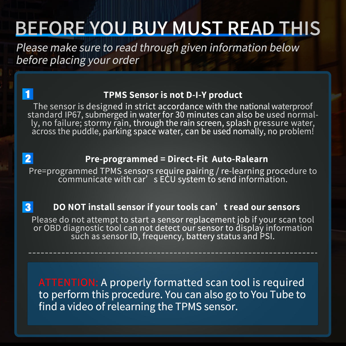 Nilight TPMS Sensor Compatible with 2010 2011 2012 2013 2014 2015 2016 2017 2018 2019 2020 Dodge Chrysler Jeep 2012-2019 Fiat 500 2011-2013 Ram 433Mhz Tire Pressure Monitoring Sensors