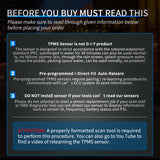 Nilight TPMS Sensor Compatible with 2010 2011 2012 2013 2014 2015 2016 2017 2018 2019 2020 Dodge Chrysler Jeep 2012-2019 Fiat 500 2011-2013 Ram 433Mhz Tire Pressure Monitoring Sensors